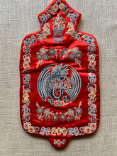 Load image into Gallery viewer, Antique Silk Satin Embroidered Hot Water Bottle Cover