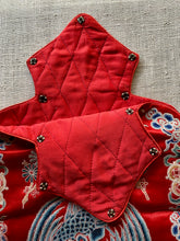 Load image into Gallery viewer, Antique Silk Satin Embroidered Hot Water Bottle Cover