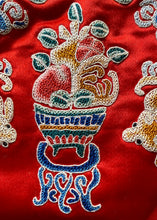Load image into Gallery viewer, Antique Silk Satin Embroidered Hot Water Bottle Cover