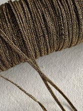 Load image into Gallery viewer, Antique Soutache Cord with Gold Metal