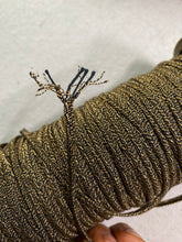 Load image into Gallery viewer, Antique Soutache Cord with Gold Metal