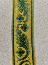 Load image into Gallery viewer, Antique French Ombre Trim Blue and Green