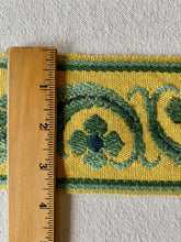 Load image into Gallery viewer, Antique French Ombre Trim Blue and Green