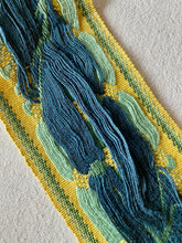 Load image into Gallery viewer, Antique French Ombre Trim Blue and Green
