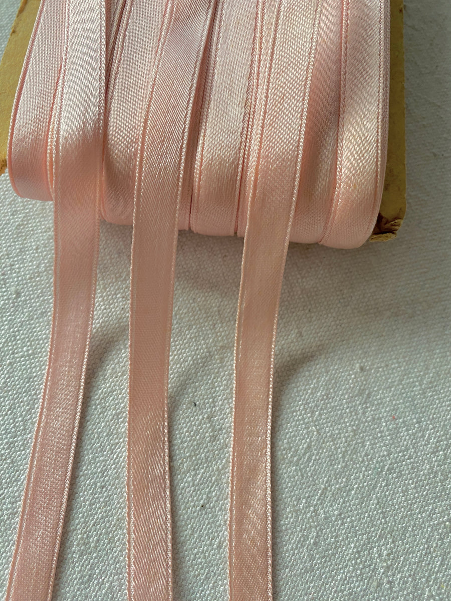 Vintage French Pink Satin Twill Ribbon – Vintage Passementerie
