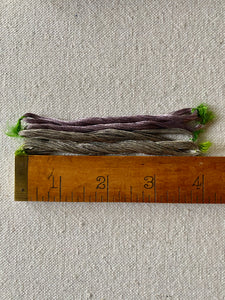 Metal Embroidery Threads Two Colors