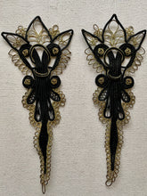 Load image into Gallery viewer, Edwardian Gold Metal and Cord Applique