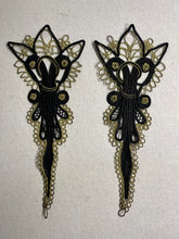 Load image into Gallery viewer, Edwardian Gold Metal and Cord Applique