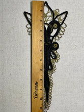 Load image into Gallery viewer, Edwardian Gold Metal and Cord Applique