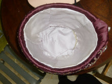 Load image into Gallery viewer, Silk Satin Glass Beaded Cloche Ribbon work