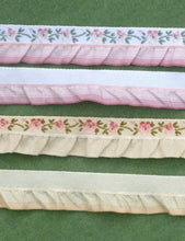 Load image into Gallery viewer, French Ribbon - Roses & Ombré Ruffles