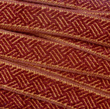 Load image into Gallery viewer, Vintage French Chenille Trim Cross Hatch Design