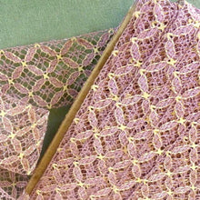 Load image into Gallery viewer, Paris Flea Market Pink Tinsel Lace