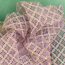 Load image into Gallery viewer, Paris Flea Market Pink Tinsel Lace
