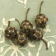 Load image into Gallery viewer, Antique Gold Metal Thread & Cord Bobble