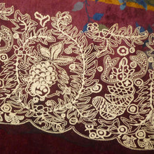 Load image into Gallery viewer, Antique French Tamboured Net Lace