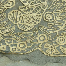 Load image into Gallery viewer, Antique French Tamboured Net Lace