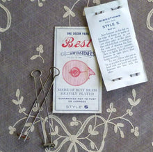 Load image into Gallery viewer, Edwardian Hat Fasteners
