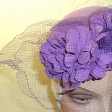 Load image into Gallery viewer, Vintage Lavender Felt Tilt Top