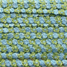 Load image into Gallery viewer, Vintage French Rococo Trim Blue Ombre Buds    By the yard