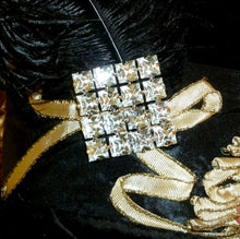 Load image into Gallery viewer, Large Vintage Square Prong Set Rhinestone Embellishment