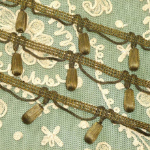 Load image into Gallery viewer, Antique Gold/Bronze Metal Bobble Embellished Trim