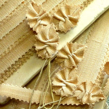 Load image into Gallery viewer, French Picot Ombre Antique Ribbon in Café au lait