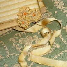 Load image into Gallery viewer, Circa 1920's SILK French Picot Ombre Ribbons Café au lait