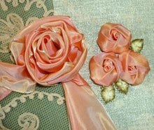 Load image into Gallery viewer, Apricot/Peach French Ombre Ribbon