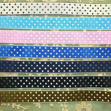 Load image into Gallery viewer, Circa 1950/60's WOVEN Polka Dot Ribbon