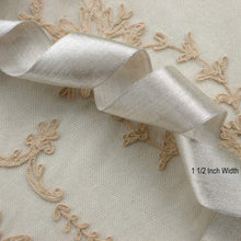 Load image into Gallery viewer, Antique French Silver Metal Ribbon