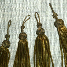 Load image into Gallery viewer, Antique Gold Bullion Tassels