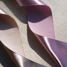 Load image into Gallery viewer, Lustrous  Vintage Satin Faille Back Ribbon Belting