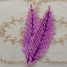 Load image into Gallery viewer, Vintage Velveteen Leaf Appliqués