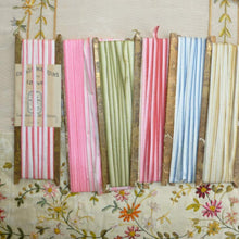 Load image into Gallery viewer, Antique French Silk Ombre Embroidery Ribbons 1 Yard