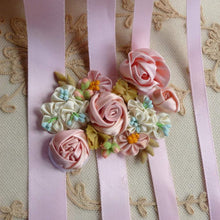 Load image into Gallery viewer, Vintage Pink Double Faced Satin Ribbon
