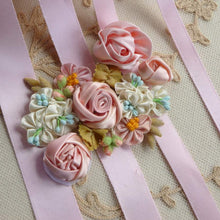 Load image into Gallery viewer, Vintage Pink Double Faced Satin Ribbon