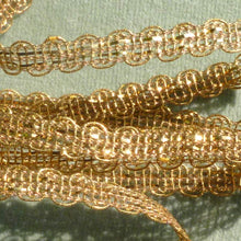 Load image into Gallery viewer, Dainty Gold Metal Trim with Scalloped Borders