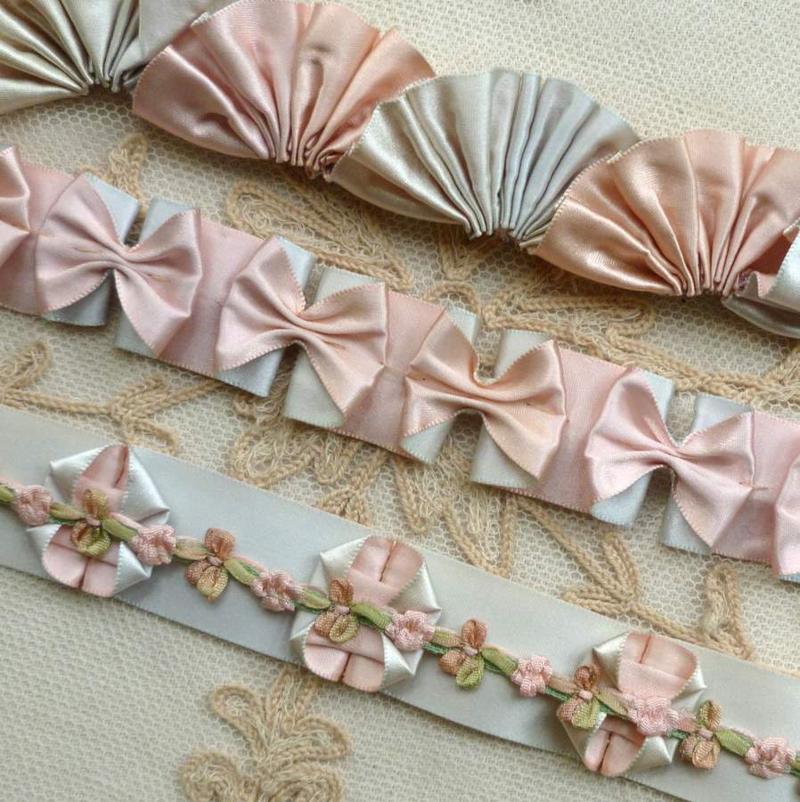 Silk Satin Double Faced Two Colored Ribbon – Vintage Passementerie