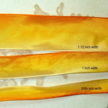 Load image into Gallery viewer, Classic French Light to Dark Yellow Ombre Ribbon