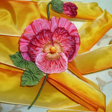 Load image into Gallery viewer, Classic French Light to Dark Yellow Ombre Ribbon