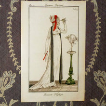 Load image into Gallery viewer, Large French Fashion Cards "Costume Parisien "