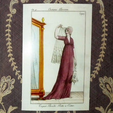 Load image into Gallery viewer, Large French Fashion Cards "Costume Parisien "