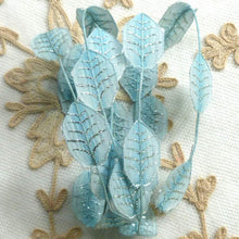 Load image into Gallery viewer, Ethereal Leaf Garland with Gold or Silver Tinsel Detail