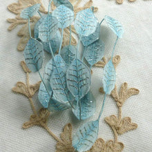 Load image into Gallery viewer, Ethereal Leaf Garland with Gold or Silver Tinsel Detail