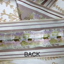 Load image into Gallery viewer, Vintage French Wide Taffeta Ribbon With Woven Ombre Roses