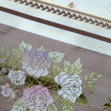 Load image into Gallery viewer, Vintage French Wide Taffeta Ribbon With Woven Ombre Roses