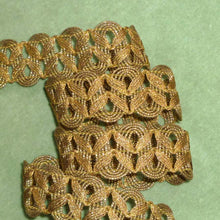 Load image into Gallery viewer, Antique French Metal Trim Bronze Gold