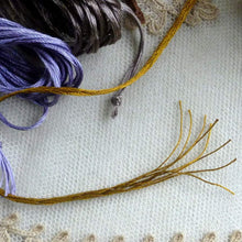 Load image into Gallery viewer, Vintage Silk Buttonhole Twist Forty Yard Hanks