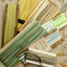 Load image into Gallery viewer, Antique French Silk Ombre Embroidery Ribbons 1 Yard